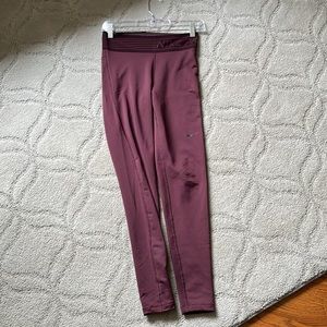 Nike Dri-fit burgundy crush running tights leggings size s